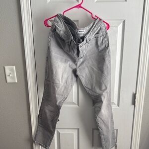 Royalty For Me Light Gray Skinny Jeans